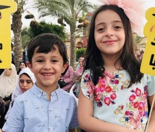 Les deux martyrs enfants Mayar et Ali Ezeeddine